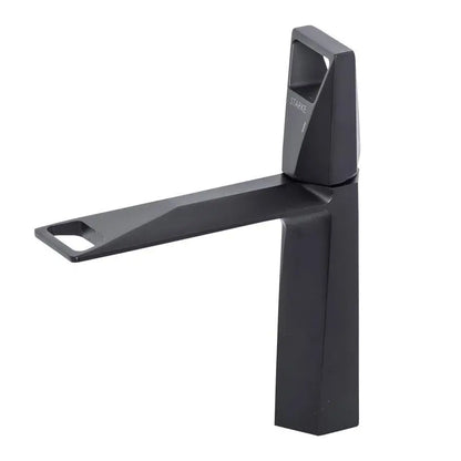 Baterie Lavoar Monocomanda Cartus Ceramic Alama Sanitara Negru Satin Racorduri si Kit Fixare Incluse 10107H – culoare ne