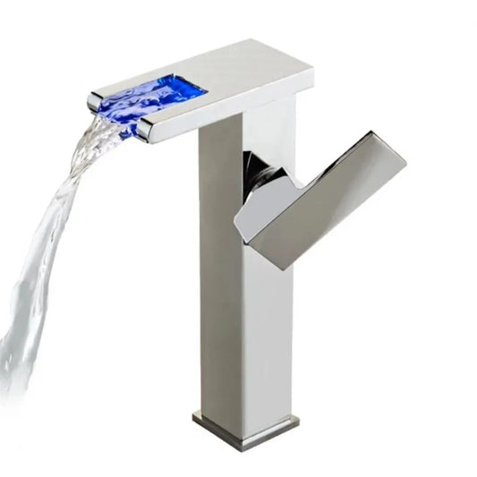 Baterie Lavoar, Lumina RGB, Schimbare de culoare in functie de temperatura apei, OD3013 – RegalStore, iluminat interior