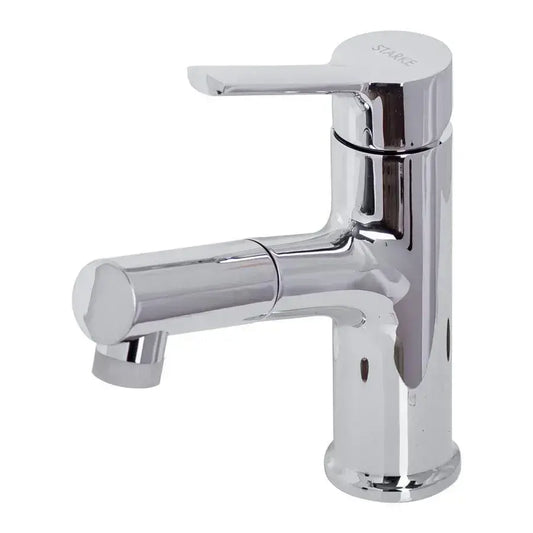 Baterie Lavoar cu Dus Extractabil, Alama Sanitara, Crom, Y/108 – culoare argintie – RegalStore, iluminat interior