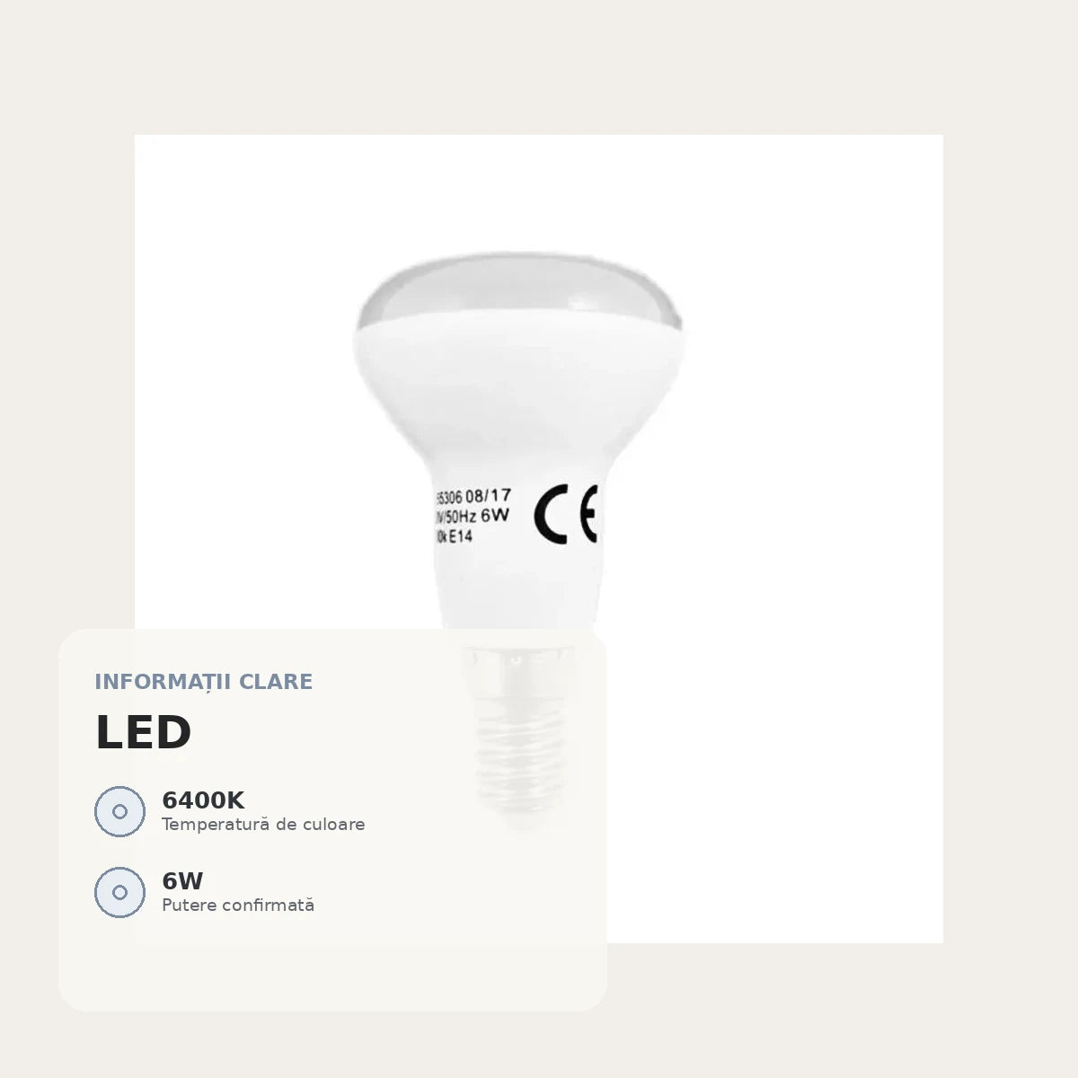 Bec LED E14 - specificatii confirmate