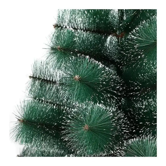 Brad Artificial, 210 cm, Verde cu Alb