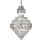 Candelabru Cristal WINDSOR Grande Supremo 10xE14, Diametru 60X90cm, Crom Lucios, Inaltime Reglabila