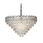 Candelabru Cristal WINDSOR Supremo 16xE27, Diametru 80cm, Crom Lucios, Inaltime Reglabila – culoare argintie, 80 cm – Re