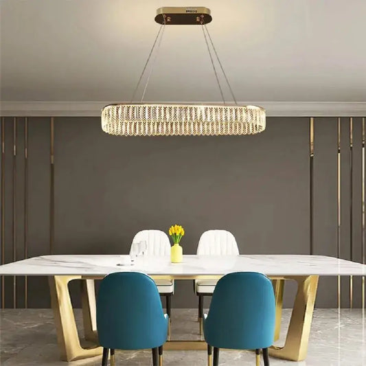 Candelabru LED cu Telecomanda Zimar 80W, Diametru 80cm Auriu – culoare aurie, cu telecomandă, 80 cm – RegalStore, ilumin