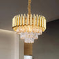 Candelabru Cristal VERSAILLES Nobile 5xE14, Diametru 40cm, Auriu, Inaltime Reglabila – culoare aurie, 40 cm – RegalStore