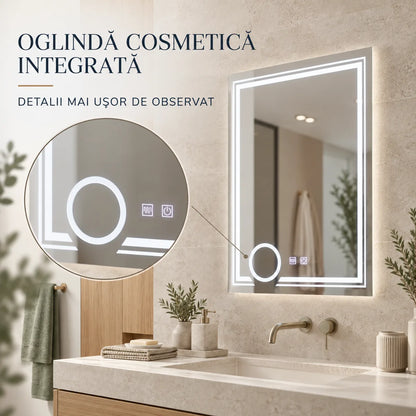 Oglinda LED CANTO - oglinda cosmetica integrata