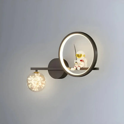 Aplica LED 6W Swarna Negru