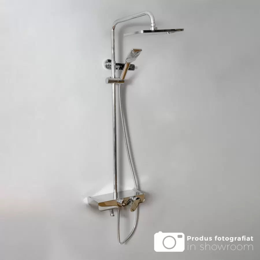 Coloana Dus, Alama Sanitara, Crom, SJG/2450 – culoare argintie – RegalStore, iluminat interior