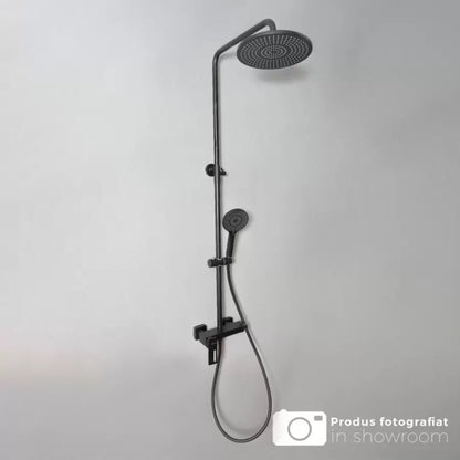 Coloana Dus, Alama Sanitara, Negru, 9810H – culoare neagră – RegalStore, iluminat interior