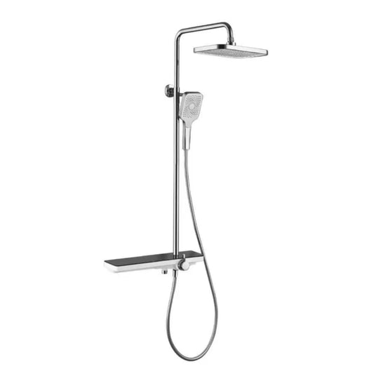 Coloana Dus Inox Lucios Argintiu Negru 11210C