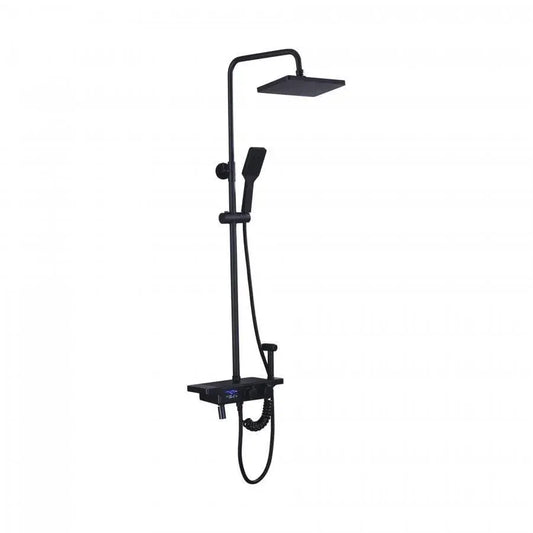 Coloana Dus Afisaj LCD Inox Negru SJG/002