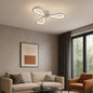Lustra LED Auralius cu 3 Petale 18W Acril si Metal Lumina Neutra 4000K Alb