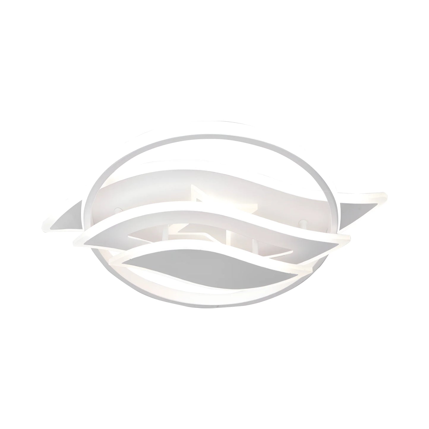 Lustra LED cu telecomanda JARRIA 52W, lumina Rece/Calda/Neutra/RGB, Dimabila, Alb