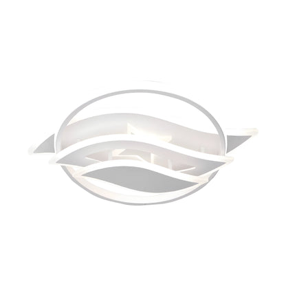 Lustra LED cu telecomanda JARRIA 52W, lumina Rece/Calda/Neutra/RGB, Dimabila, Alb