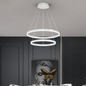 Lustra LED cu telecomanda, ZOE, 2 Patrate, 39W, Lumina Rece/Calda/Neutra, Dimabila, Alb