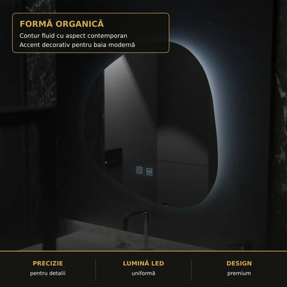 Oglindă LED Duna 60x60 cm – detalii