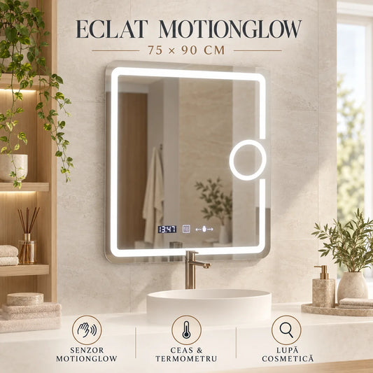 Oglinda LED Eclat MotionGlow 75x90 cm - imagine principala