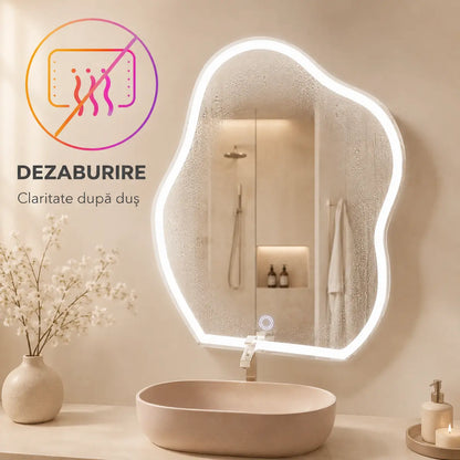 Oglindă LED Forma – funcție de dezaburire