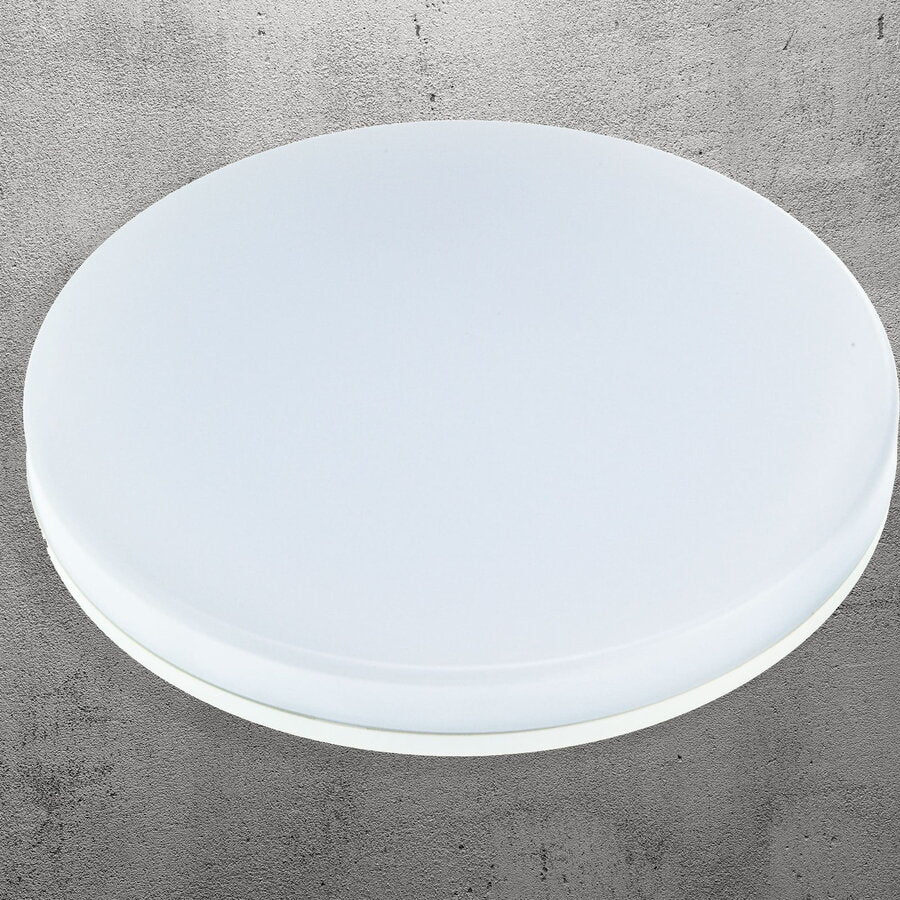 Aplica LED de Tavan Rotunda, 24W, 17cm, 6000K, Metal Alb – Lumina Rece