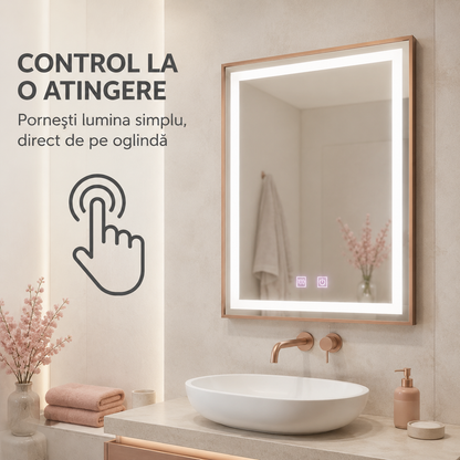 Oglindă LED KARIRI - control Touch