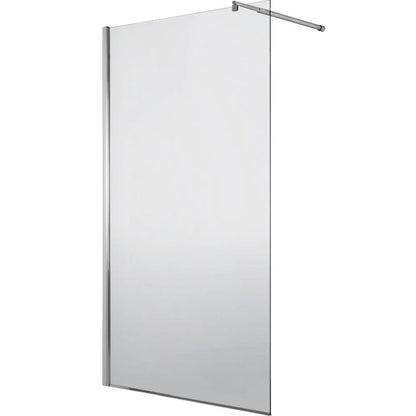 Paravan dus Walk-In 100x195 cm, sticla securizata 8 mm, satin, profil metalic rezistent