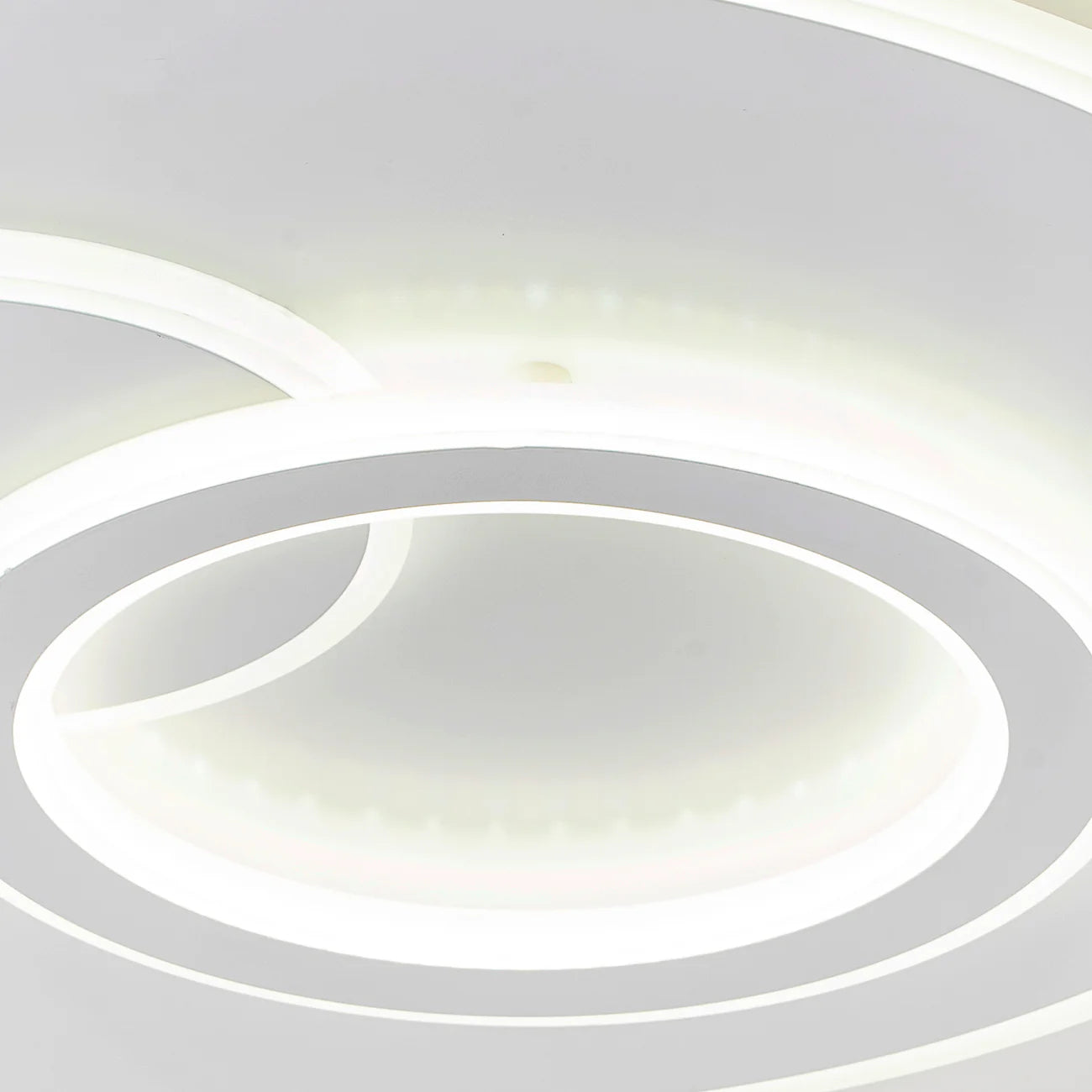 Lustra LED cu telecomanda NOLUX 120W, Rotunda, lumina Rece/Calda/Neutra, Dimabila, Alb