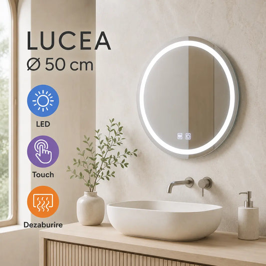 Oglindă LED Lucea 50 cm – prezentare premium