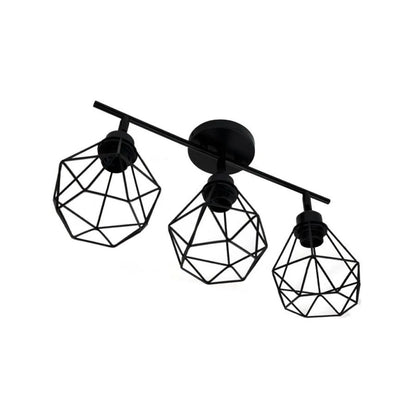 Lustra Ailyn 3x E27 Negru – lustră LED, culoare neagră – RegalStore, iluminat interior