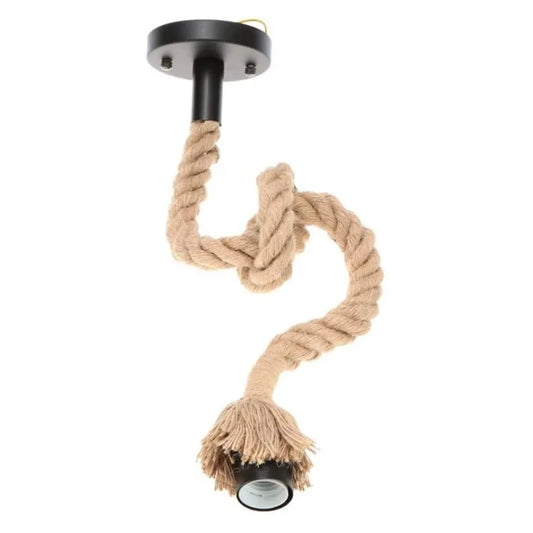 Lustra Vintage Harper, 1xE27, Rustic Barn, Sfoara si Metal, 92cm