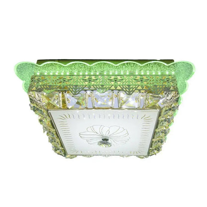 Lustra LED Anaida, 48W, 3000K, RGB, Auriu