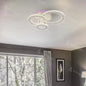 Lustra LED Analena cu Telecomanda, 134W, Alb, RGB