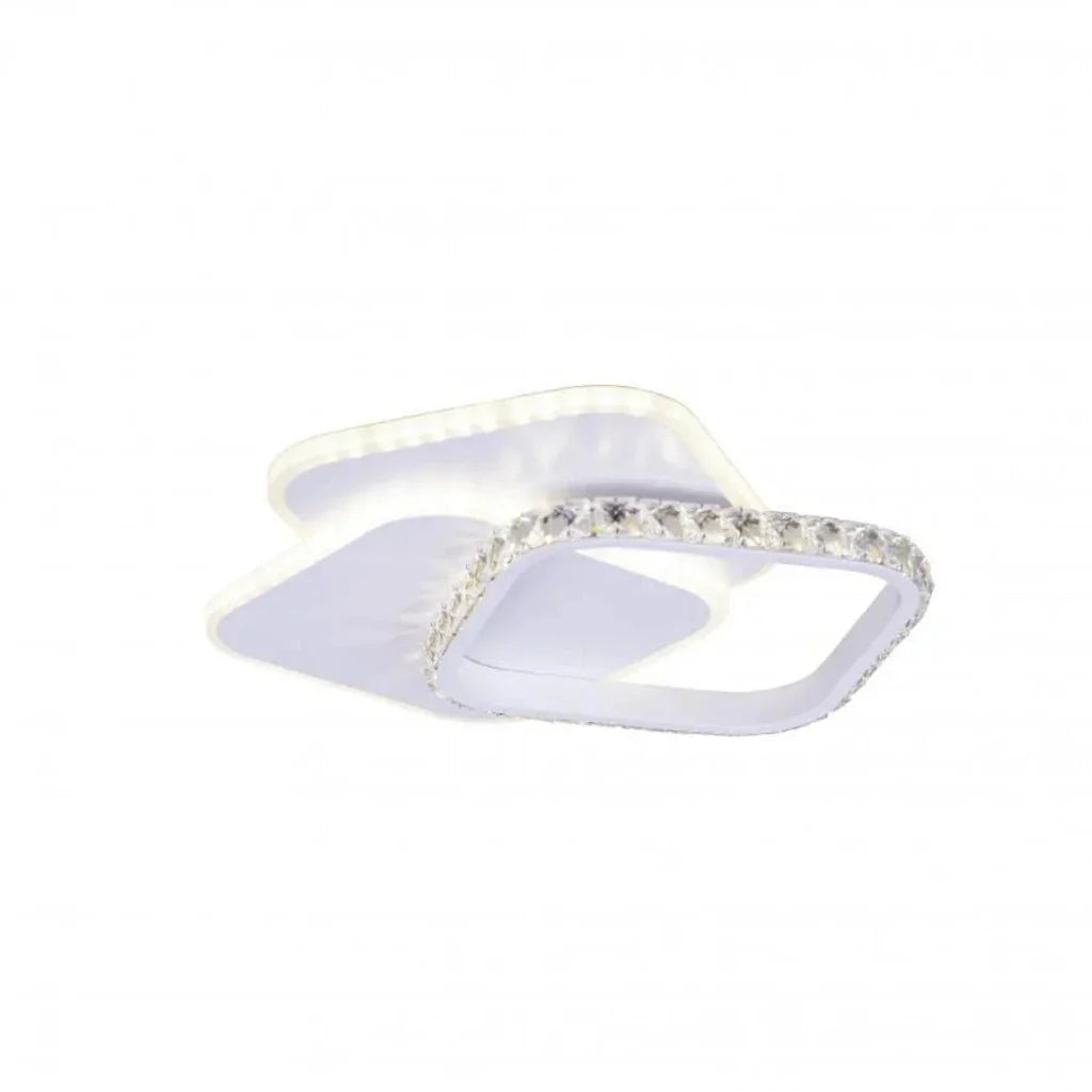 Lustra LED ANASTASIA, 17W, lumina Rece/Calda/Neutra, Alb