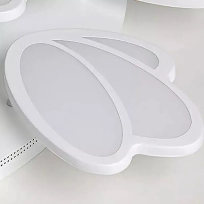 Lustra LED cu telecomanda TULIP, 47W, 3 Petale, lumina Rece/Calda/Neutra, Dimabila, Alb