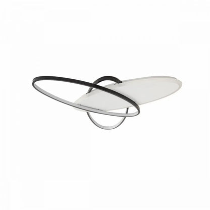 Lustra LED cu telecomanda CAROLINA, 81W, 3 Patrate, lumina Rece/Calda/Neutra, Dimabila, Negru