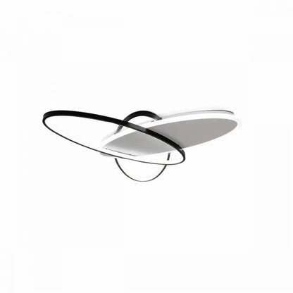 Lustra LED cu telecomanda CAROLINA, 81W, 3 Patrate, lumina Rece/Calda/Neutra, Dimabila, Negru