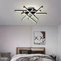 Lustra LED cu telecomanda FILO CADEN, 188W, Liniara, lumina Rece/Calda/Neutra, Dimabila, Negru