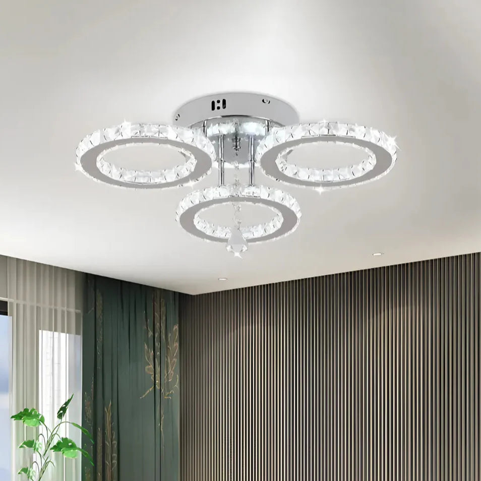 Lustra LED cu Telecomanda Cristal Alanubis 37W