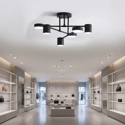 Lustra LED 72W Galios Negru