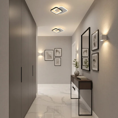 Lustra LED Marcelo, 30W, lumina Rece/Calda/Neutra Alb Negru