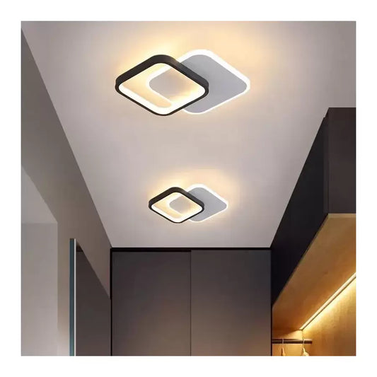 Lustra LED Marcelo, 30W, lumina Rece/Calda/Neutra Alb Negru