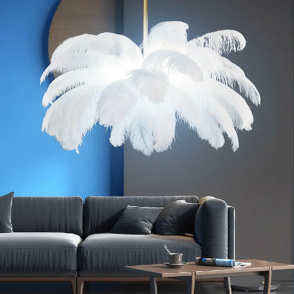 Lustra LED 40W Minoss, Pene, Alb