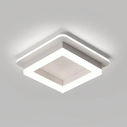 Lustra LED MODERNA 29W, Diametru 22cm, Patrata, lumina Rece/Calda/Neutra, Alb – RegalStore