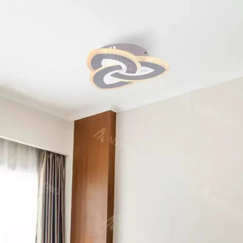 Lustra LED Sageata, 48W, Lumina Rece/Calda/Neutra, Alb