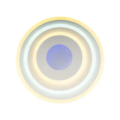 Lustra LED NIVARA 3D, 20W, lumina Rece/Calda/Neutra, Alb