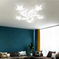 Lustra LED cu telecomanda IPOMOEA, 69W, 5 Stele, lumina Rece/Calda/Neutra, Dimabila, Alb – lustră LED, culoare albă, cu