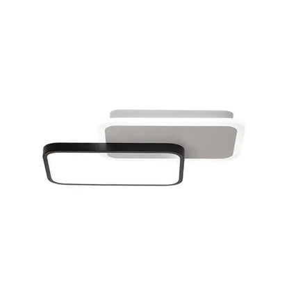Lustra LED cu telecomanda CAROLINA , 50W, 2 Elemente, lumina Rece/Calda/Neutra, Dimabila, Negru