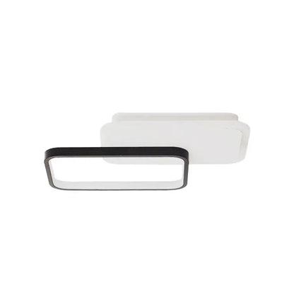 Lustra LED cu telecomanda CAROLINA , 50W, 2 Elemente, lumina Rece/Calda/Neutra, Dimabila, Negru