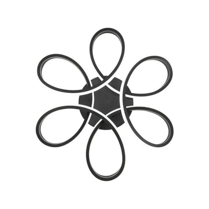 Lustra LED VECTOR Helix, 108W, Metalic, Negru, Telecomanda, Lumina Rece/Calda/Neutra