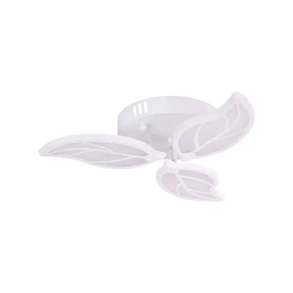 Lustra LED cu telecomanda LAURICE, 33W, 3 Petale, lumina Rece/Calda/Neutra, Dimabila, Alb