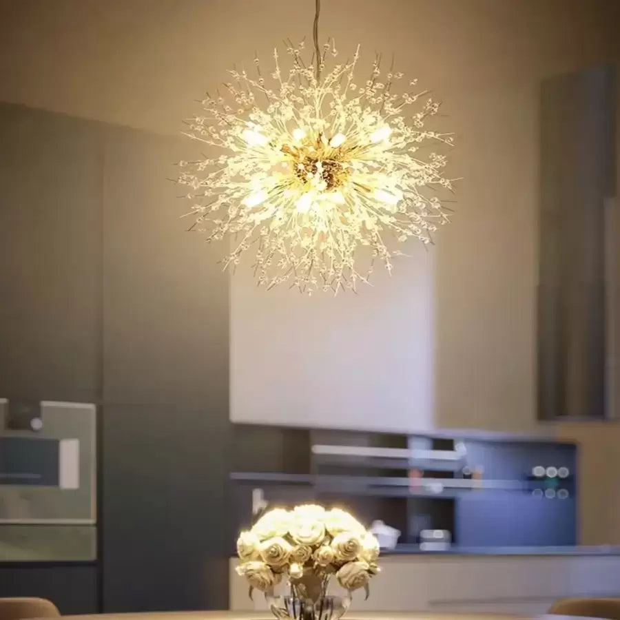 Candelabru Cristal Schonbrunn, 12x G9, Diametru 60cm, Auriu Lucios, Stil Impunator